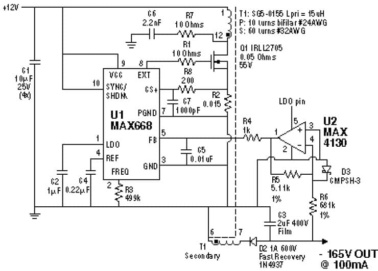 -165V DC to DC Single Output Power Supply for Communications & Telecom