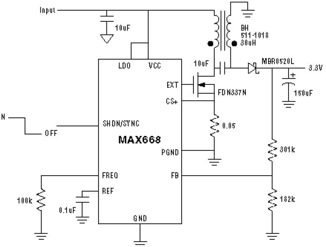 DC to DC Single Output Power Supply for Digital Camera