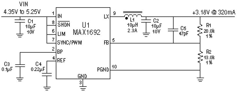 3.18V DC to DC Single Output Power Supply for Cellular Phone