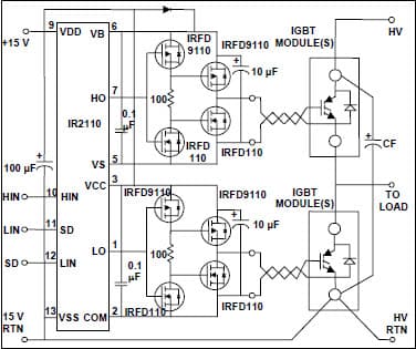 15V MOSFET Power Driver for Brushless DC Motor Control