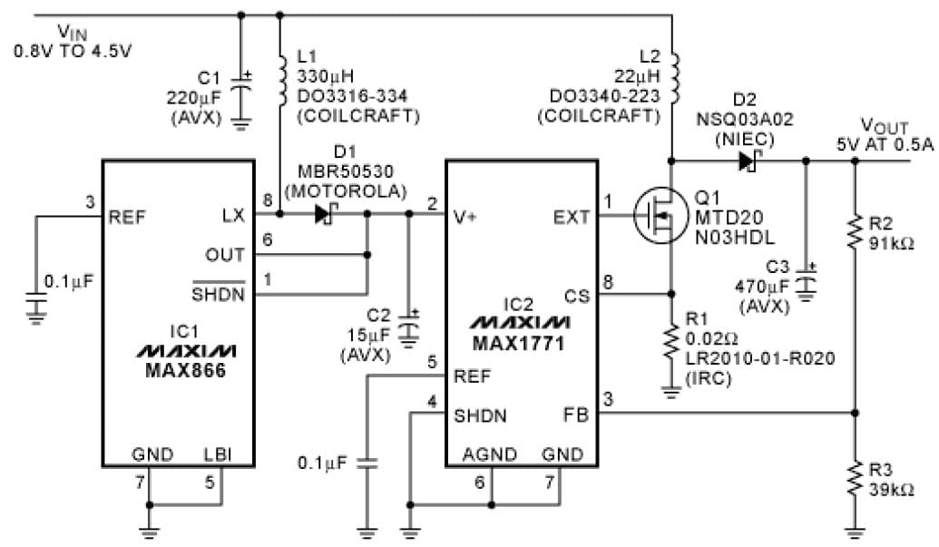 5V DC to DC Single Output Power Supply for Flash Card