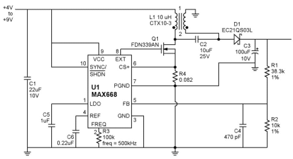 2.4W, 6V DC to DC Single Output Power Supply for Wireless LAN