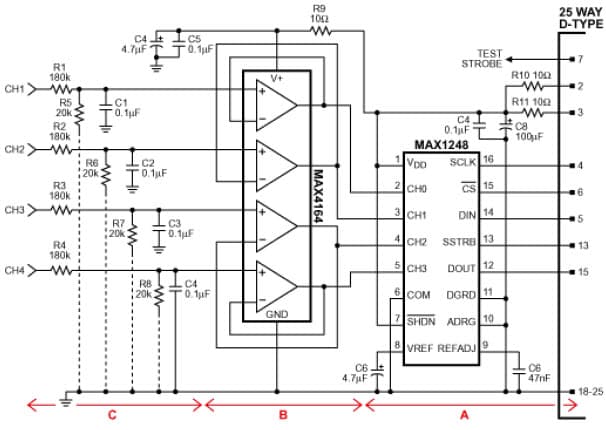 Circuit Enables PC-Based Voltage Measurements