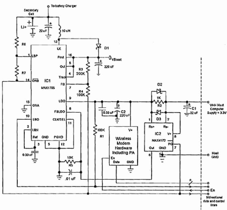 3.3V DC to DC Single Output Power Supply for Personal Digital Assistant