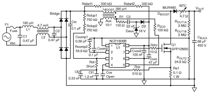 100W, 400V AC to DC Single Output Power Supply for Adaptor AC to DC Supply