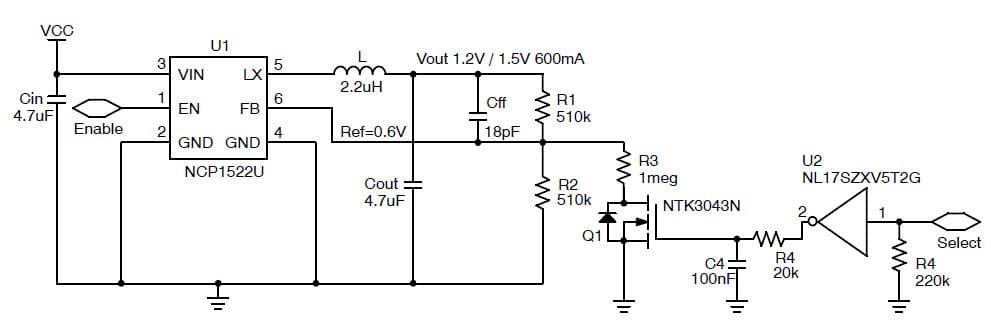 AND8337/D, 1.2V, 1.5V DC to DC Single Output Power Supply Reference Design