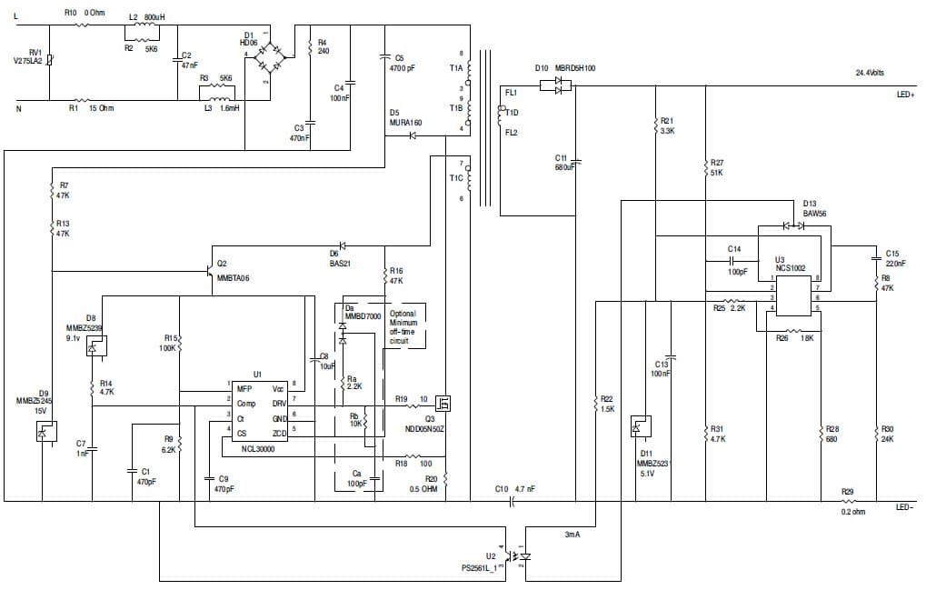 1-Lamp, 11W Dimming Lamp Driver for Fluorescent Dimming