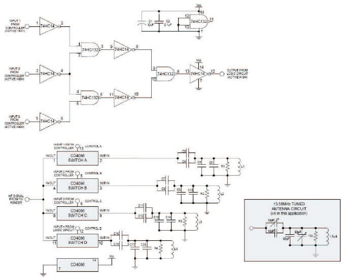 Low Cost HF RFID Multiplexer Examples