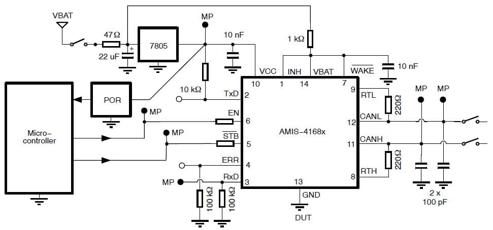 Measurement Set-up Application Circuit to Check the Initialization