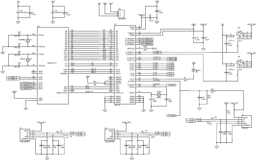 SA-1110 MCU Development System for Digital Camera