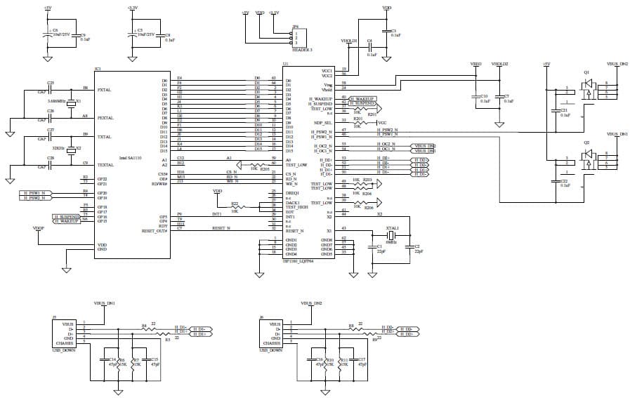 SA-1110 MCU Development System for Digital Camera