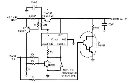 LT1005, Power Supply Using Multi-Function Regulator