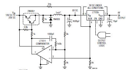 Low Dissipation Regulator (10V-20V to 5V)