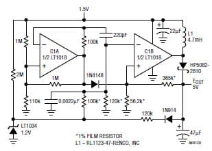 Boost Converter (1.5V to 5V)