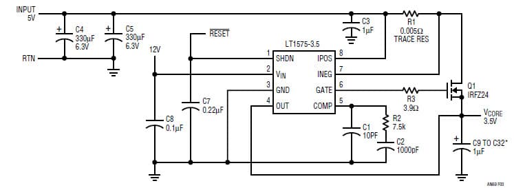 LT1575 UltraFast Linear Controller Makes Fast Transient Response Power Supplies