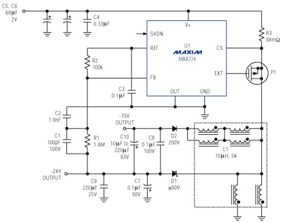 -24V DC to DC Single Output Power Supply for SLIC Line Card