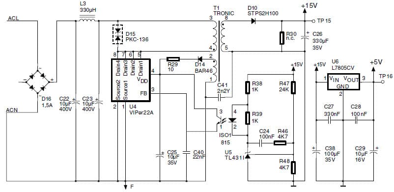 DC to DC Single Output Power Supply for Cooker