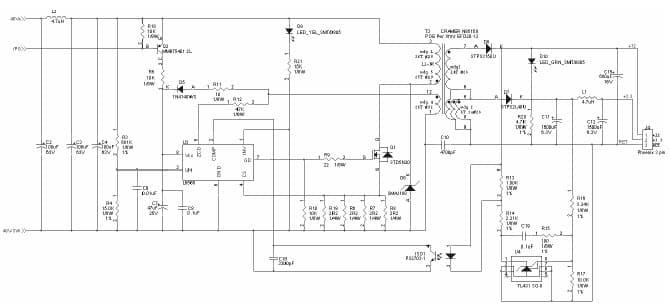 10W, 3.3V, 12V DC to DC Multi-Output Power Supply for PoE Security Camera