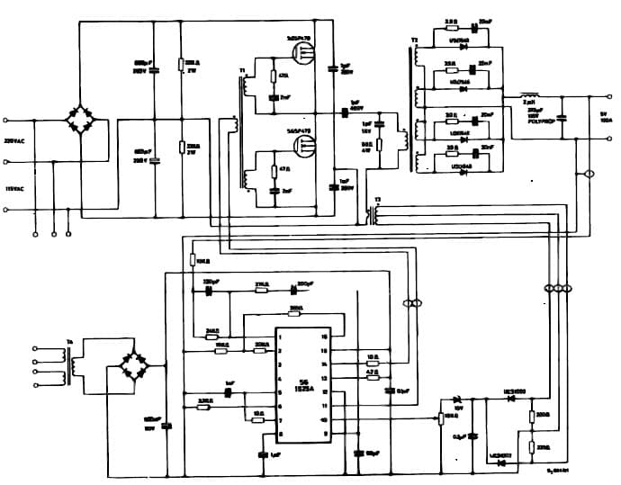 500W, 5V AC to DC Single Output Power Supply