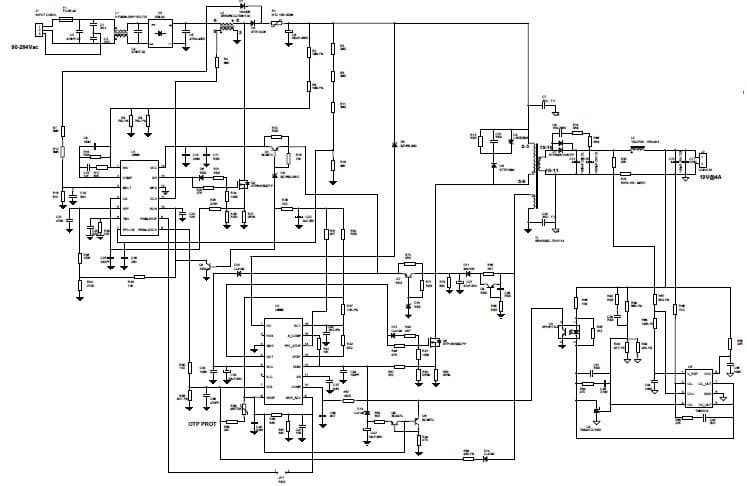 75W, 19V AC to DC Single Output Power Supply for Consumer Electronics