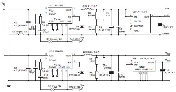 2.5V, 3.3V, 5V DC to DC Multi-Output Power Supply for Computers/Peripherals