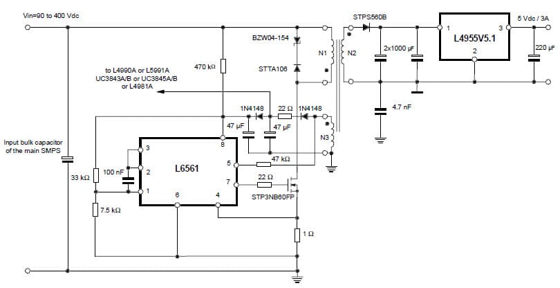 15W, 5V DC to DC Single Output Power Supply for Copier