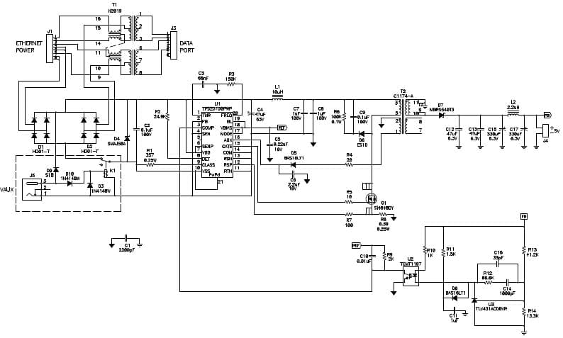 5V DC to DC Single Output Power Supply for PoE Security Camera