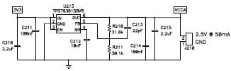 Power Supply Designed to Power the Cyclon-III FPGA 3C25F324 Starter Kit Based TPS79301 Buck Converter Demonstration Board