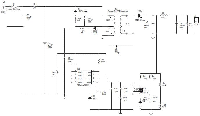 10W, 20W, 12V DC to DC Single Output Power Supply