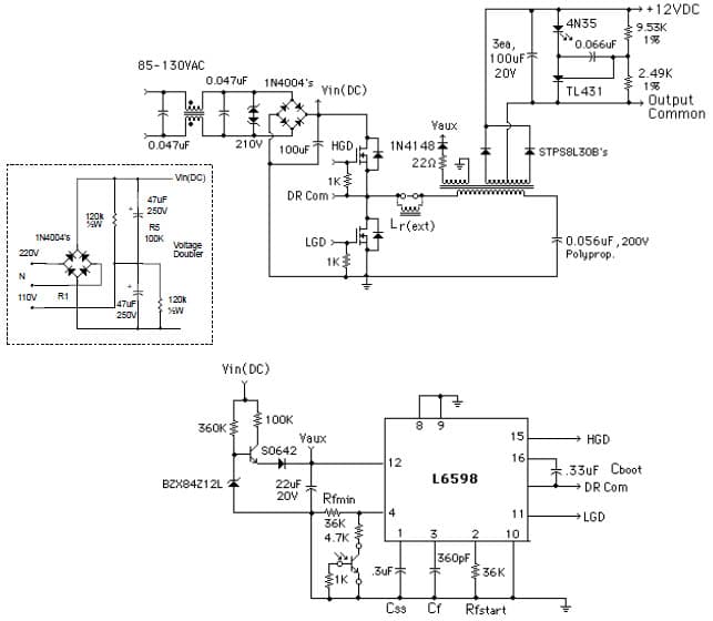 36W, 12V AC to DC Single Output Power Supply for Desktop PC