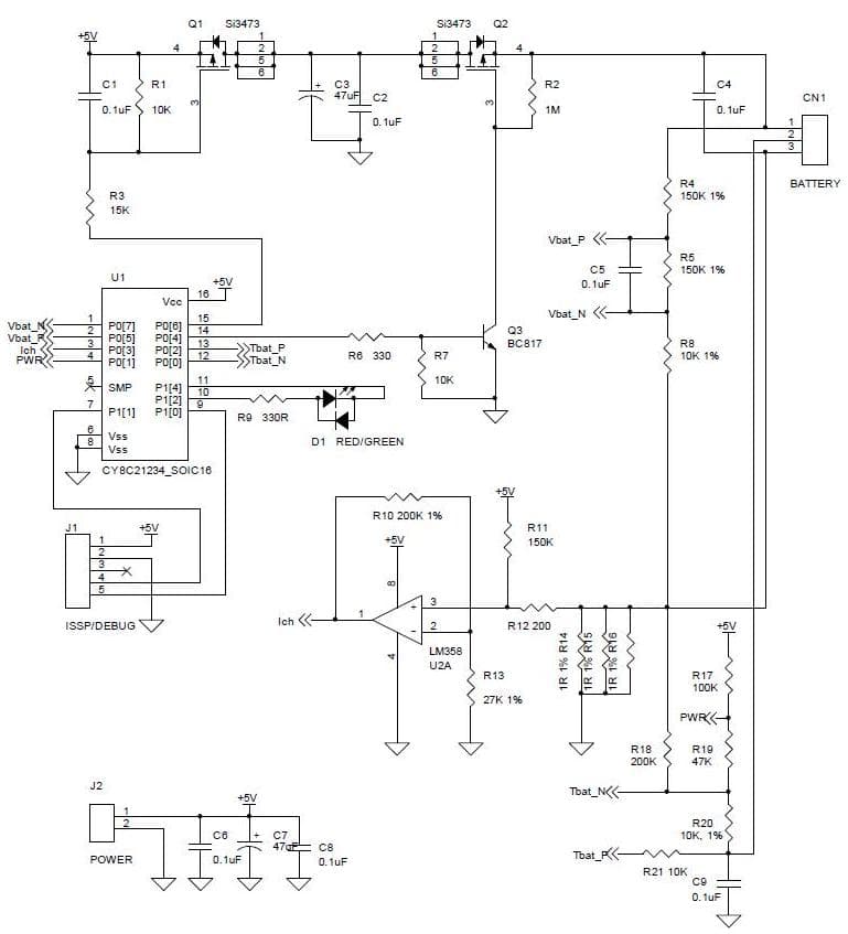 4.2V, 1-Cell, Lithium-Ion Battery Charger for Industrial