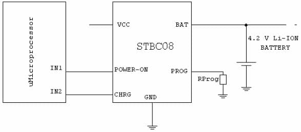 4.2V, 1-Cell, Lithium-Ion Battery Charger for Portable