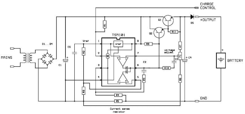 1.45V, 6-Cell, Nickel-Cadmium Battery Charger for Portable