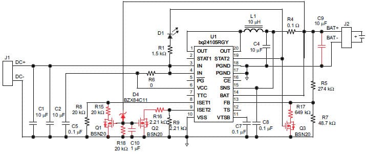 12V, 1-Cell, Lead-Acid Battery Charger for Medical