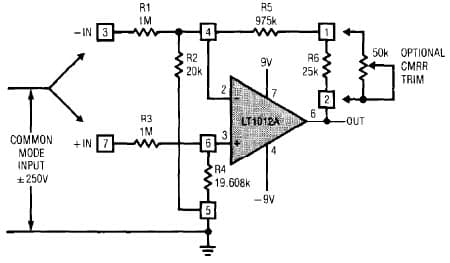 ±9V Instrumentation Amplifier for Instrumentation