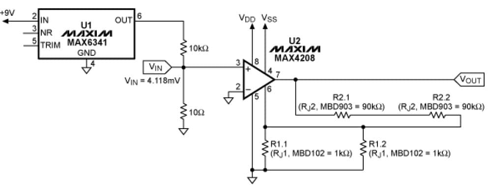 ±2.5V Instrumentation Amplifier for Portable Medical Devices