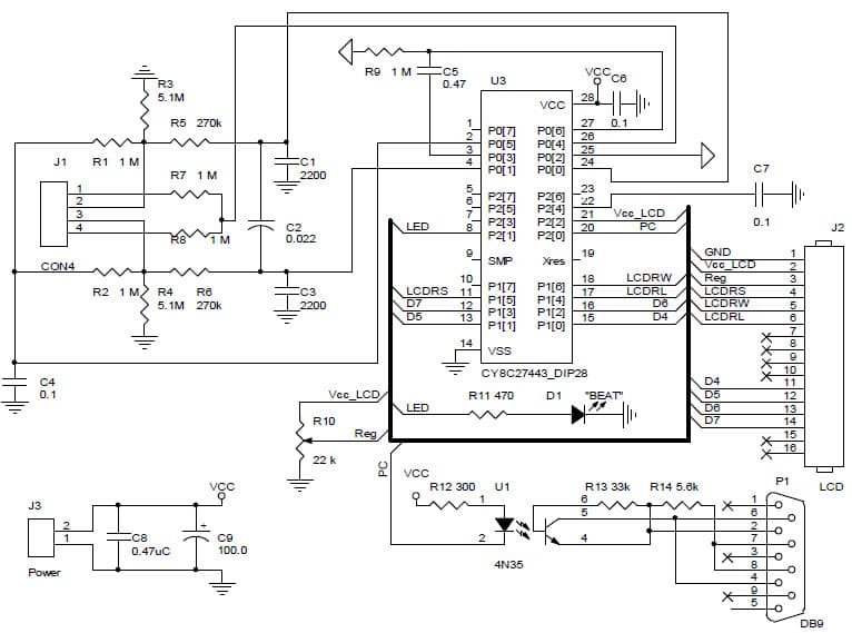 PSoC Embedded System for Medical