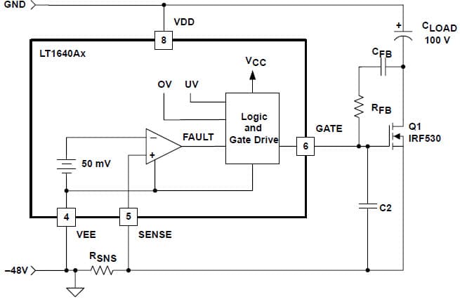 Hot-Swap Controller for Backplane Distributed Power