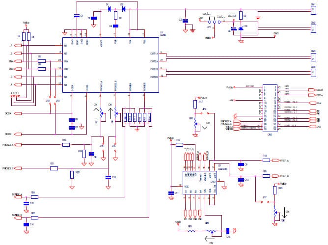 EVAL6206, Evaluation Board based on L6506 Stepper Motor Control