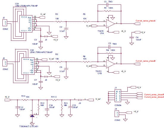 Sensor Field Oriented Control of 3-Phase AC Induction Motor Current Sensing Board Using ST10F276 Microcontroller