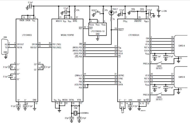 Single Interface Chip Controls Two Smart Cards Reference Design ...