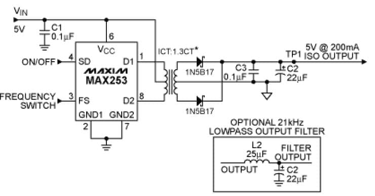 5V Transformer Power Driver for Motor Control