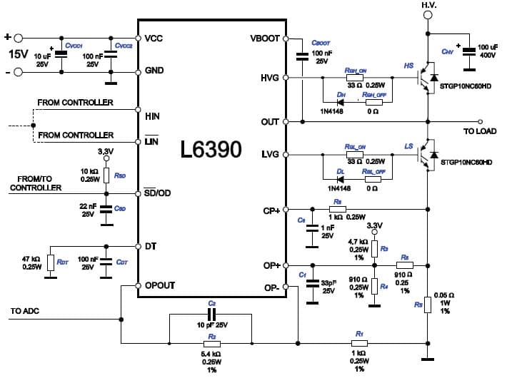 L6390, high voltage, half-bridge gate driver for Industrial applications