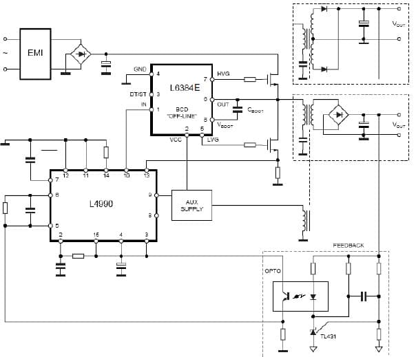 MOSFET Power Driver for L6384E C 3-phase motor control