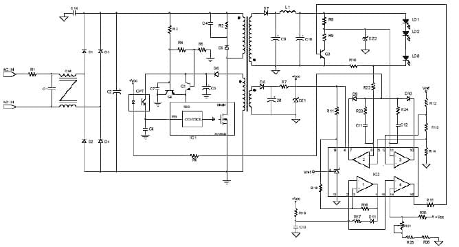 1W, 1 to 8-LEDs High Brightness LED Driver for Lighting