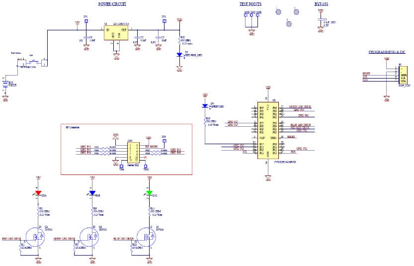 3-LEDs General LED Driver for Power Line Communication