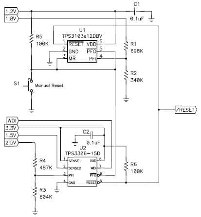 Microprocessor Power Supervisory for Portable