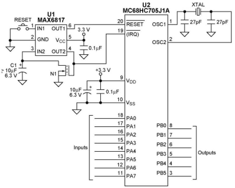 Microprocessor Power Supervisory for Remote Weather-Data Station