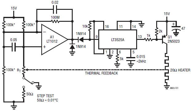 Precision Temperature Controller for a small components oven