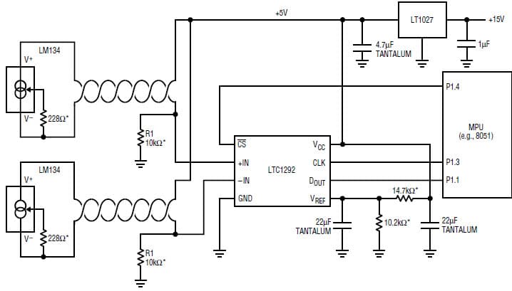 Differential Temperature-Measurement System